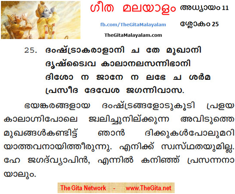 TheGitaMalayalam_11_25